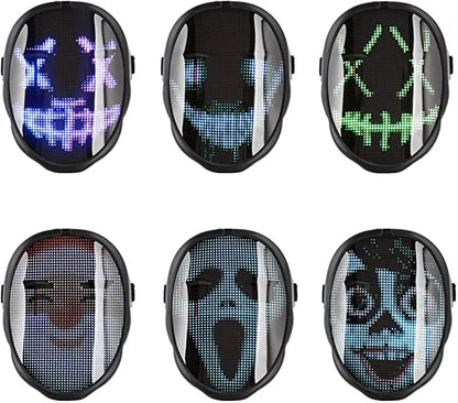 Bluetooth RGB Light Up LED Animation Mask