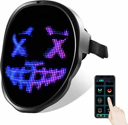 Bluetooth RGB Light Up LED Animation Mask