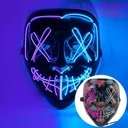 Halloween Neon Led Mask Glow in the Dark