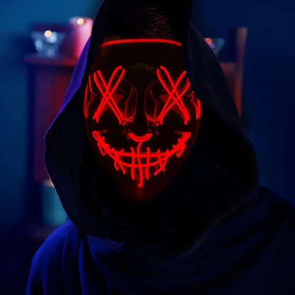 Halloween Neon Led Mask Glow in the Dark