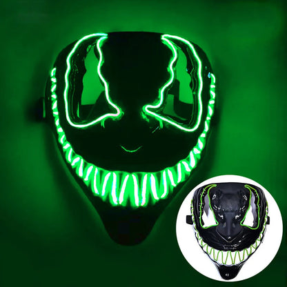 LED Venom Inspired Halloween Mask