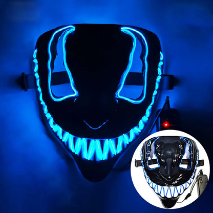 LED Venom Inspired Halloween Mask